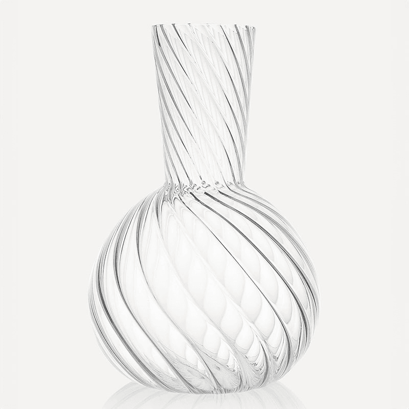 Rippled Carafe, Clear
