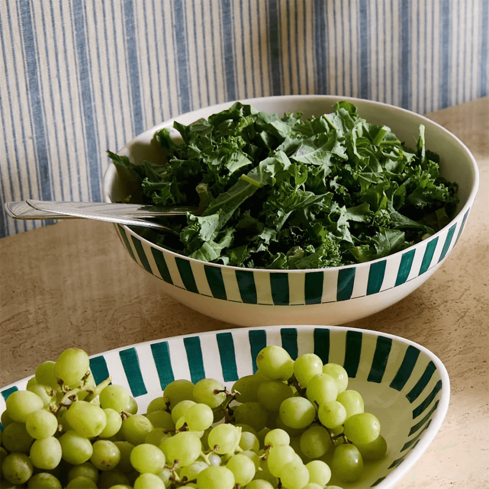 Stripes Salad Bowl