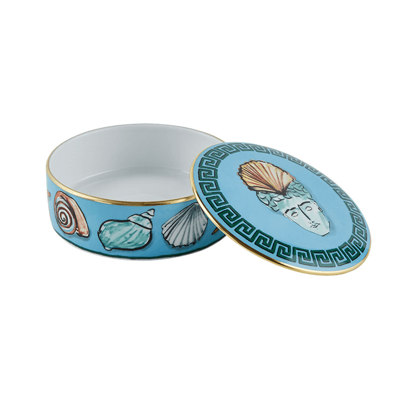 Il Viaggio Di Nettuno Round Box, Sea Blue