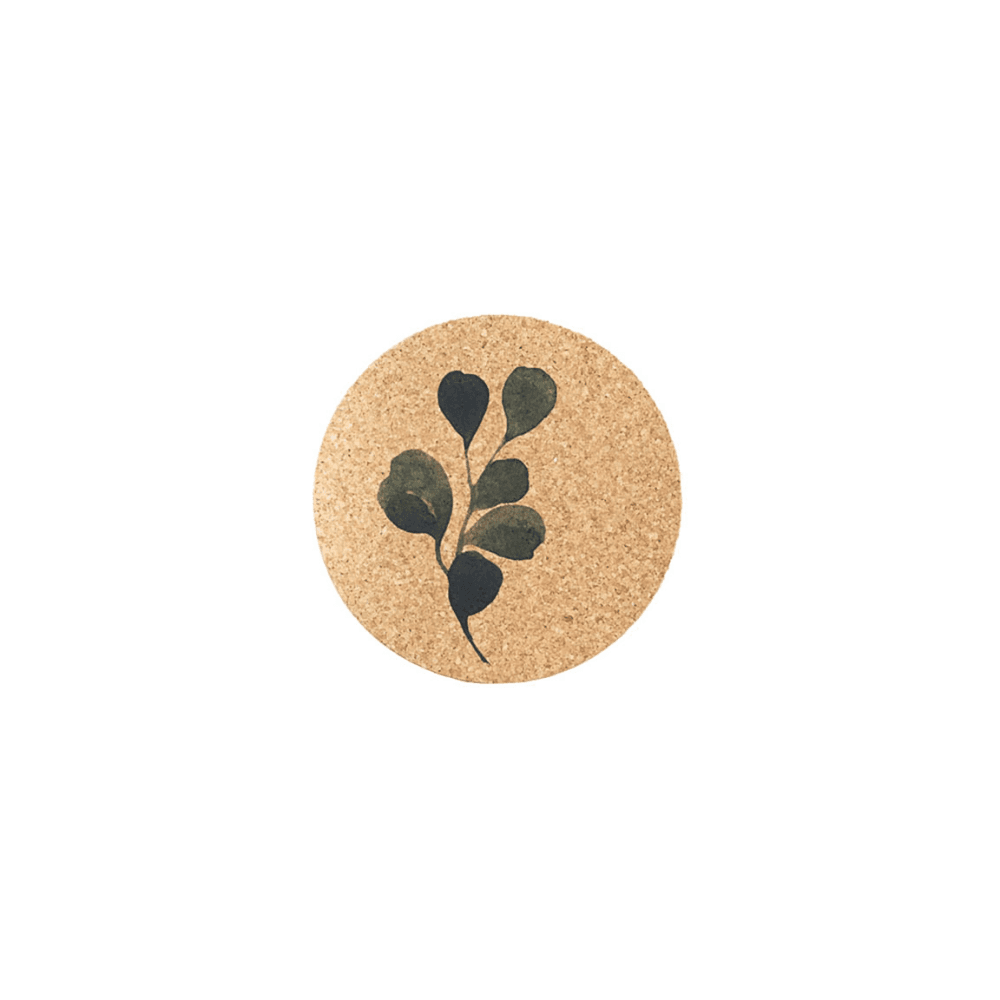 Flora Set of 4 Coasters & Placemats Set, Natural