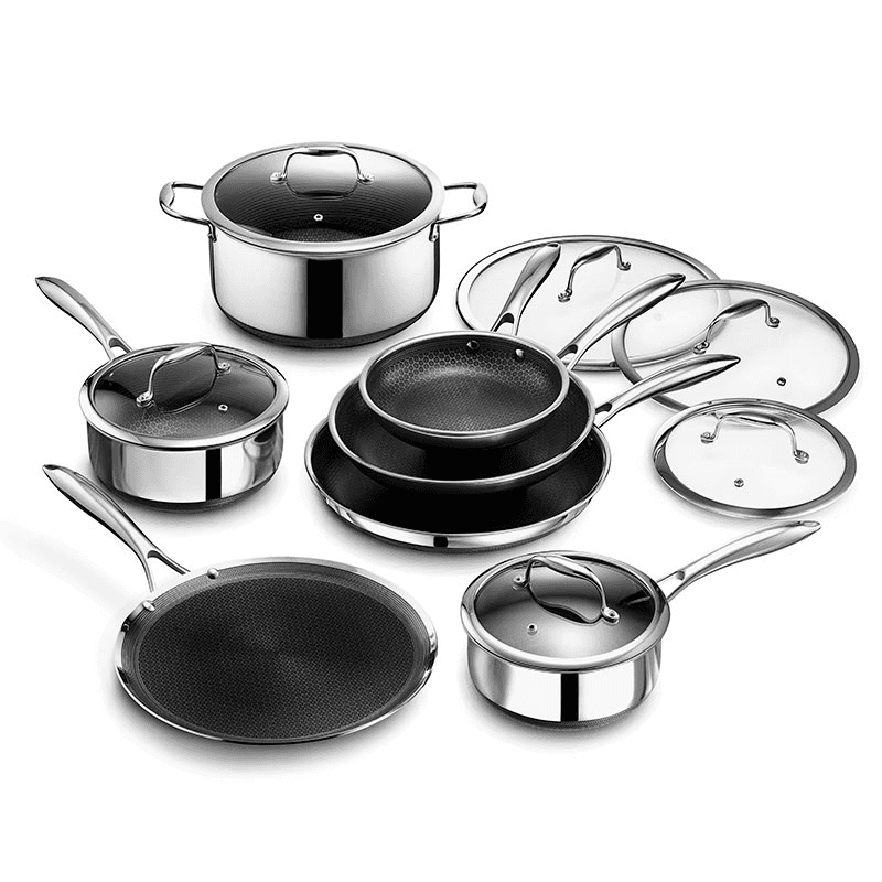 20 Piece Cookware Set, Steel