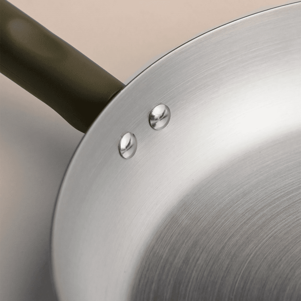 Stainless Steel Set of 2 Non-Stick Frying Pans
