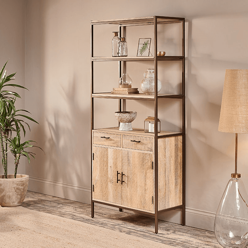 Dasai Mango Wood Storage Unit, Natural