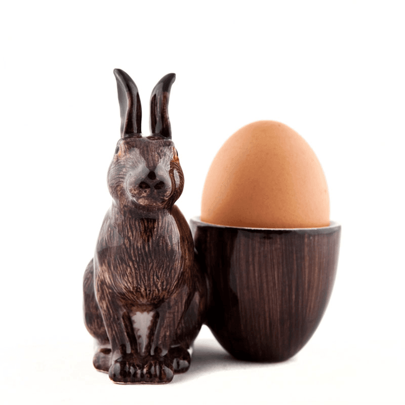Hare Egg Cup, Brown
