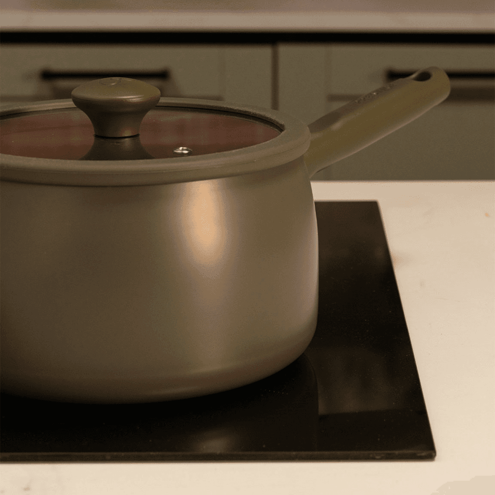 Ceramic Set of 3 Non-Stick Saucepans