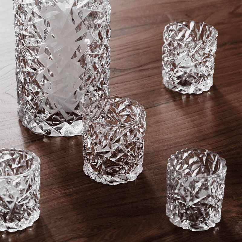 Carat Tea Light Holder, Crystal