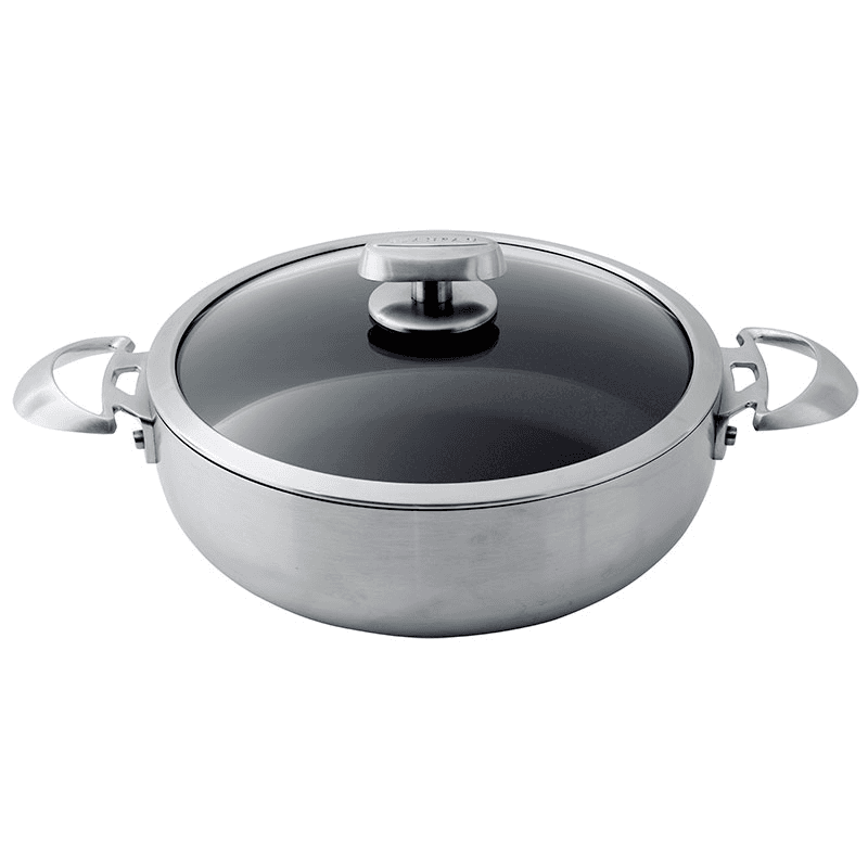 CS+ Low Casserole with Lid, Stainless Steel