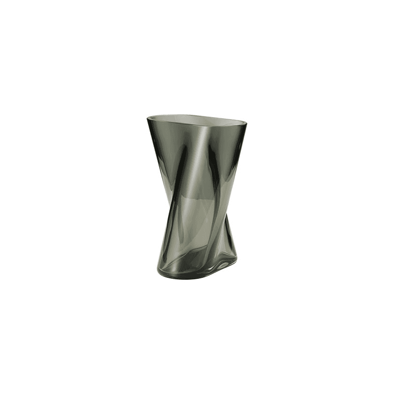 Lituus Vase, Smokey Glass
