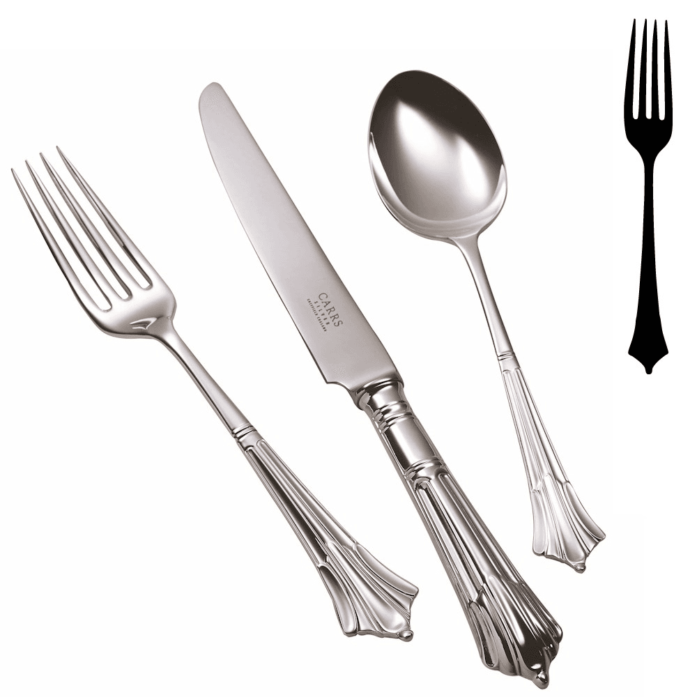 Albany Dessert Fork, Silver Plate
