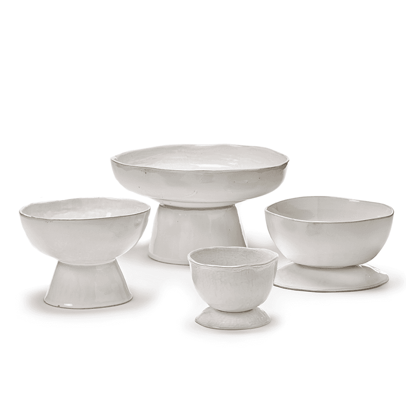 La Mère Serving Plate, Off White