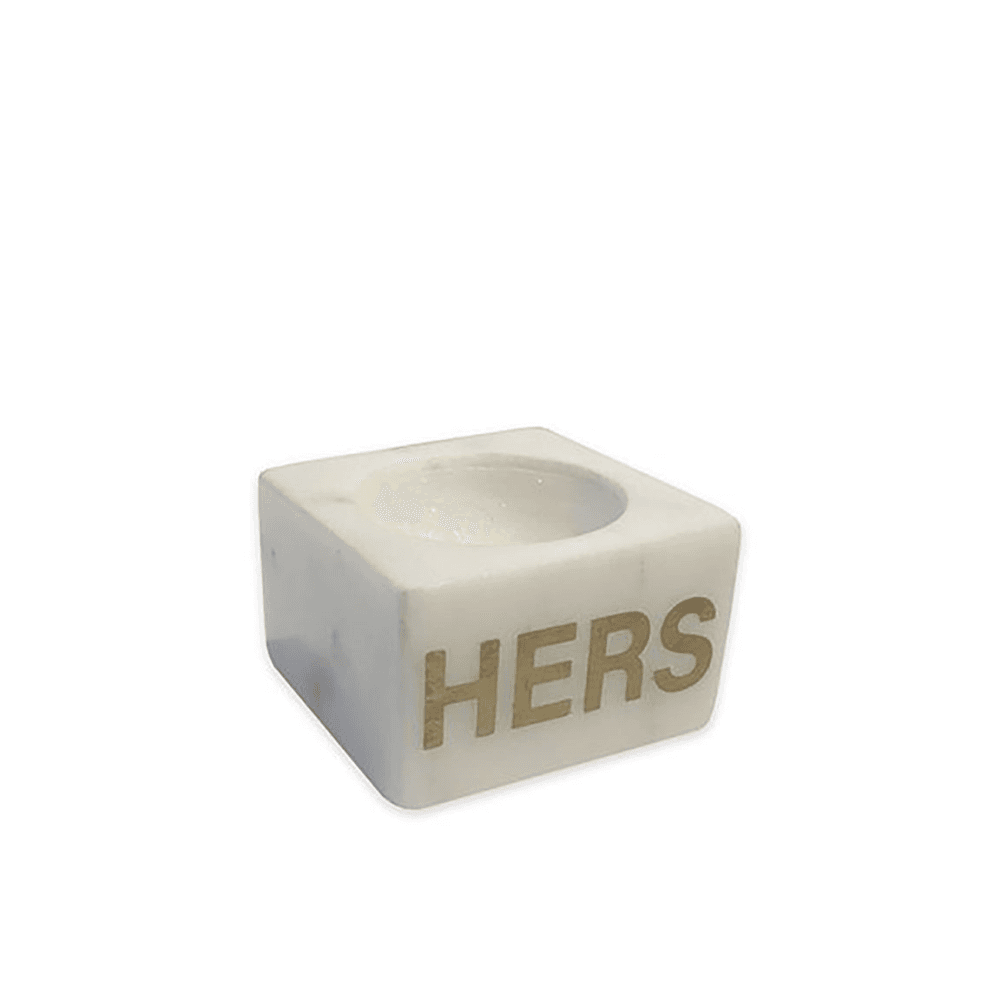 Hers Egg Cup, White