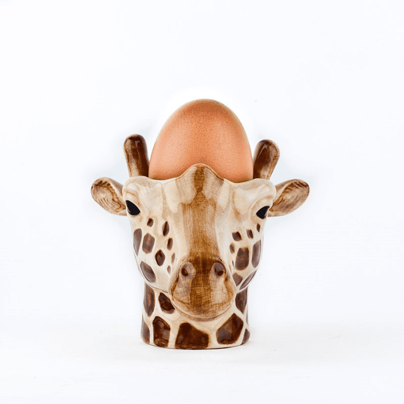 Giraffe Egg Cup, Brown