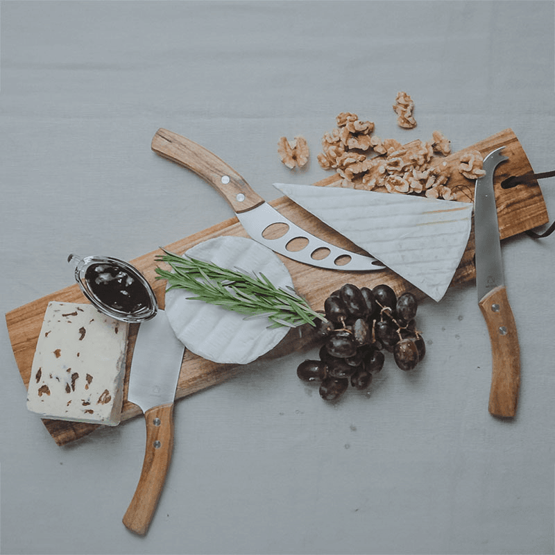 Serving plank/baguette board, acacia wood