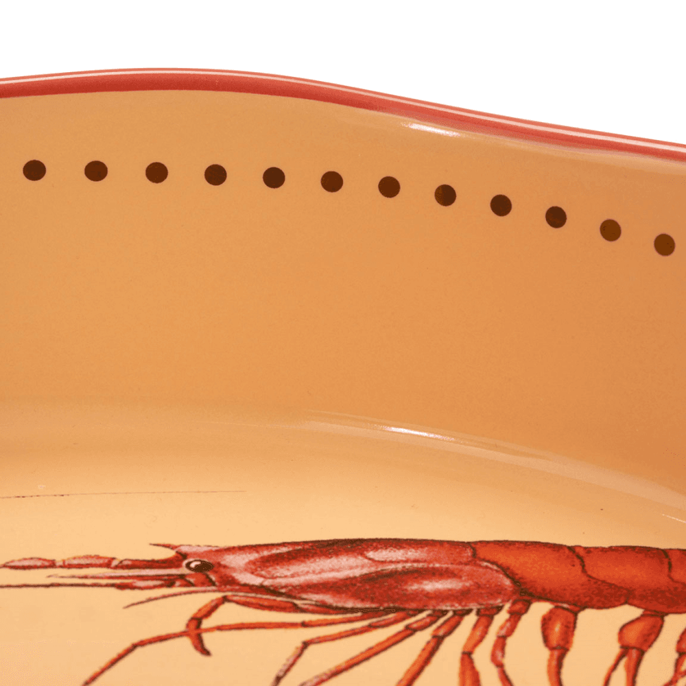 Shrimp Round Roaster, Pink