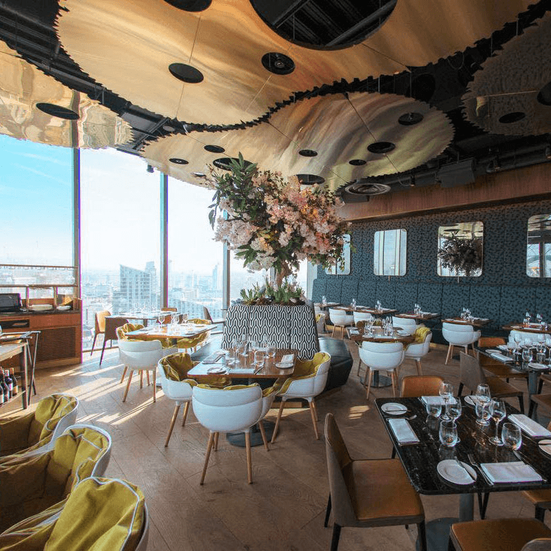 Three Course Lunch for Two at 20 Stories Rooftop Restaurant, Manchester