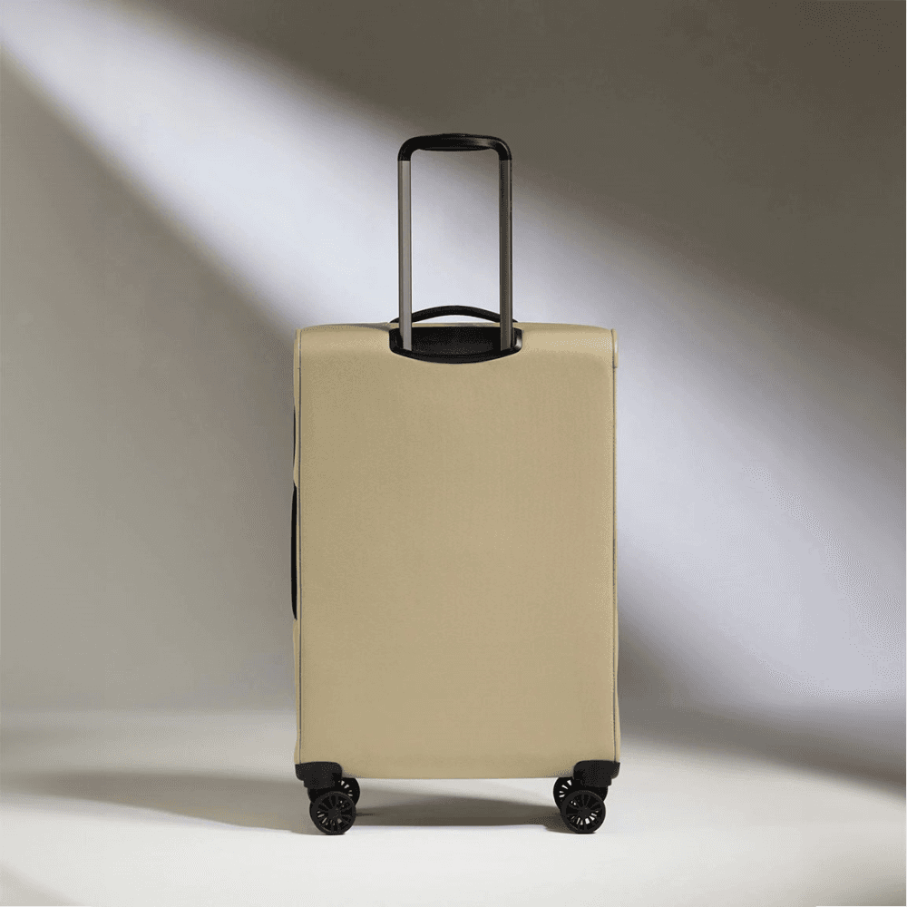 Urban Soft Stripe Expandable Suitcase, Sand