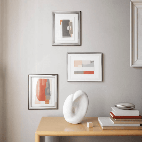 Image showing the Modern Picture Frame, Stainless Steel product.