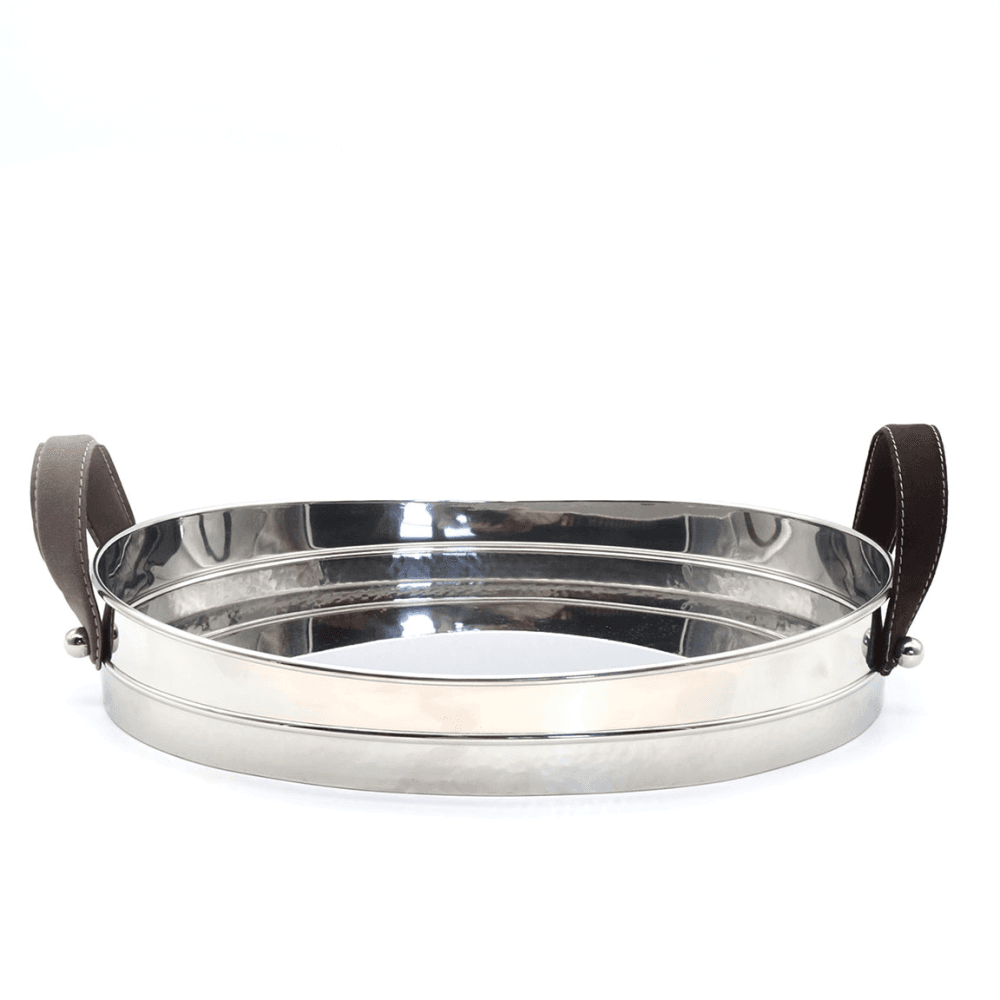 Polished Serving Tray, Stainless Steel