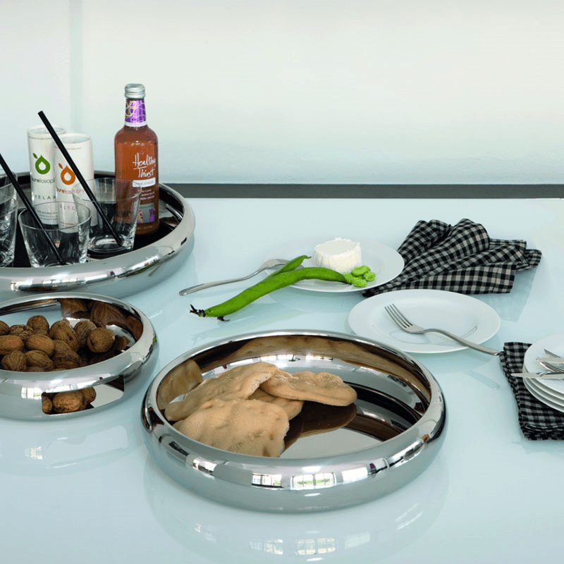 Sphera Tray, Silver Plated