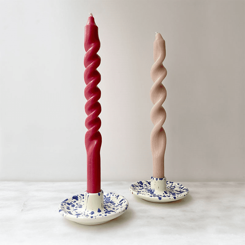Splatter Candle Holder