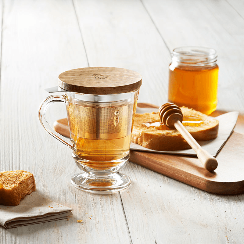 Bee Infuser Mug, Clear