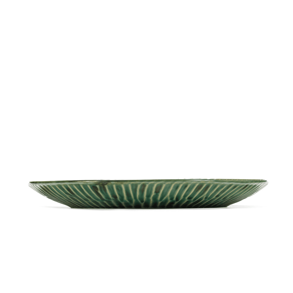 Verde Lanza by Pascale Naessen Set of 2 Dinner Plates, Green