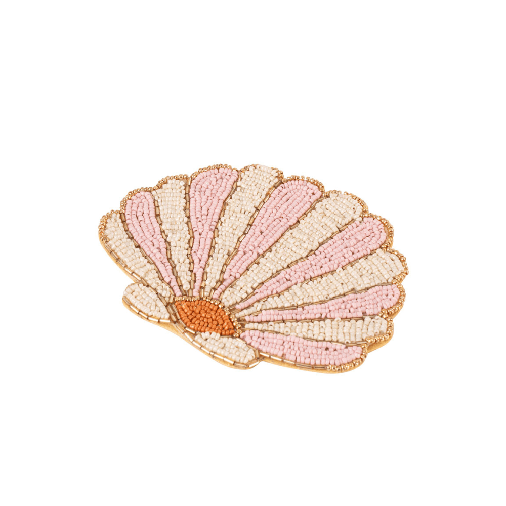 Beaded Animal Set of 4 Coasters, Multi