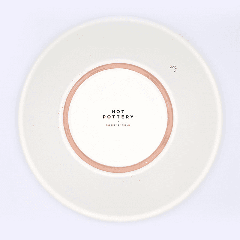 Splatter Salad Bowl, Burnt Orange