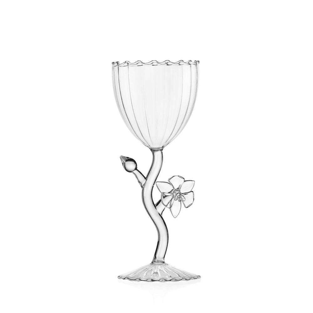 Botanica Orchid Stemmed Glass