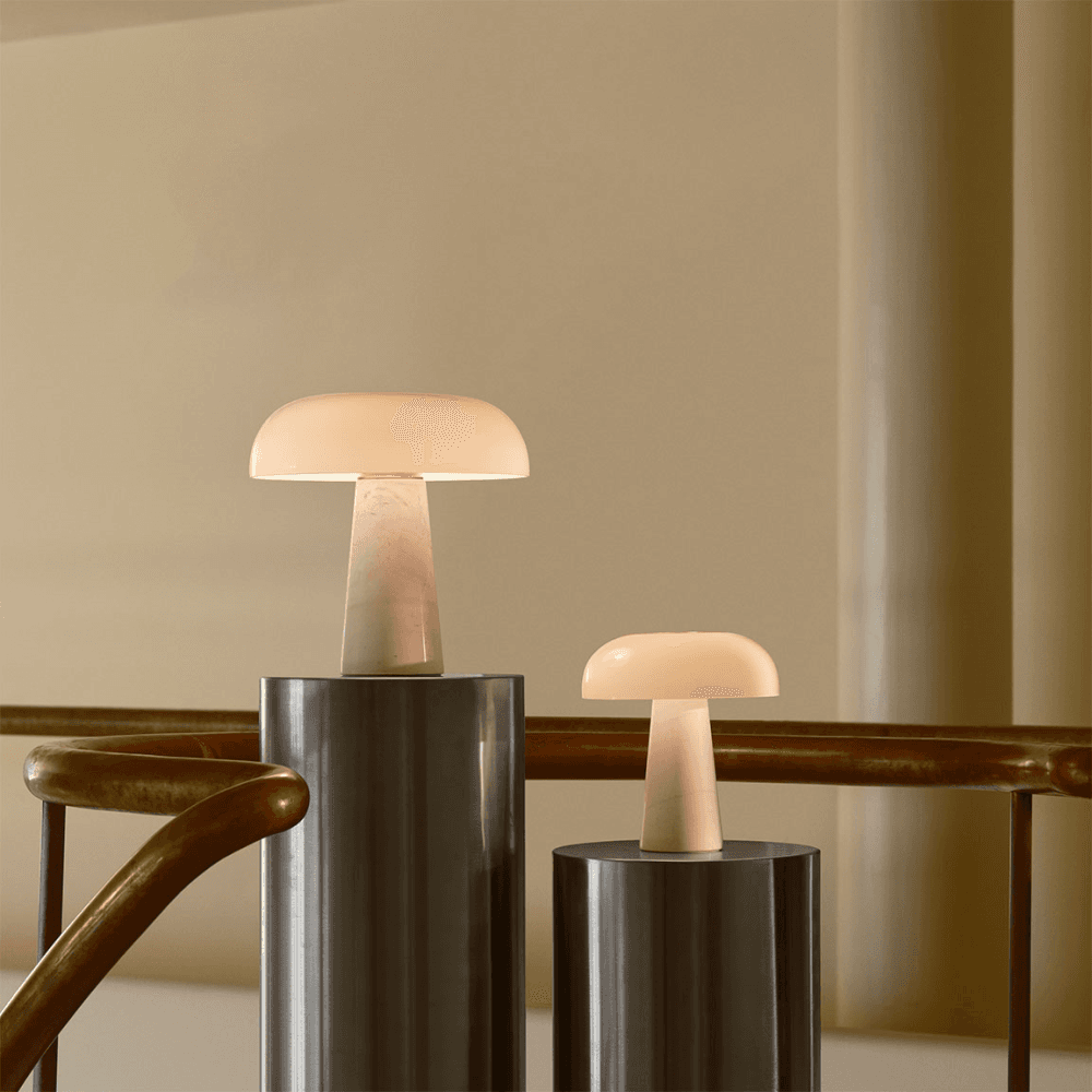 Glossy Table Lamp, Opal white