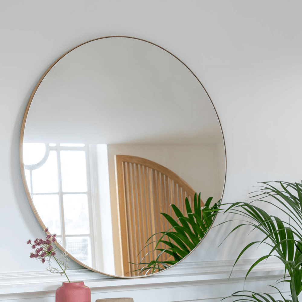 Fine Edge Round Mirror
