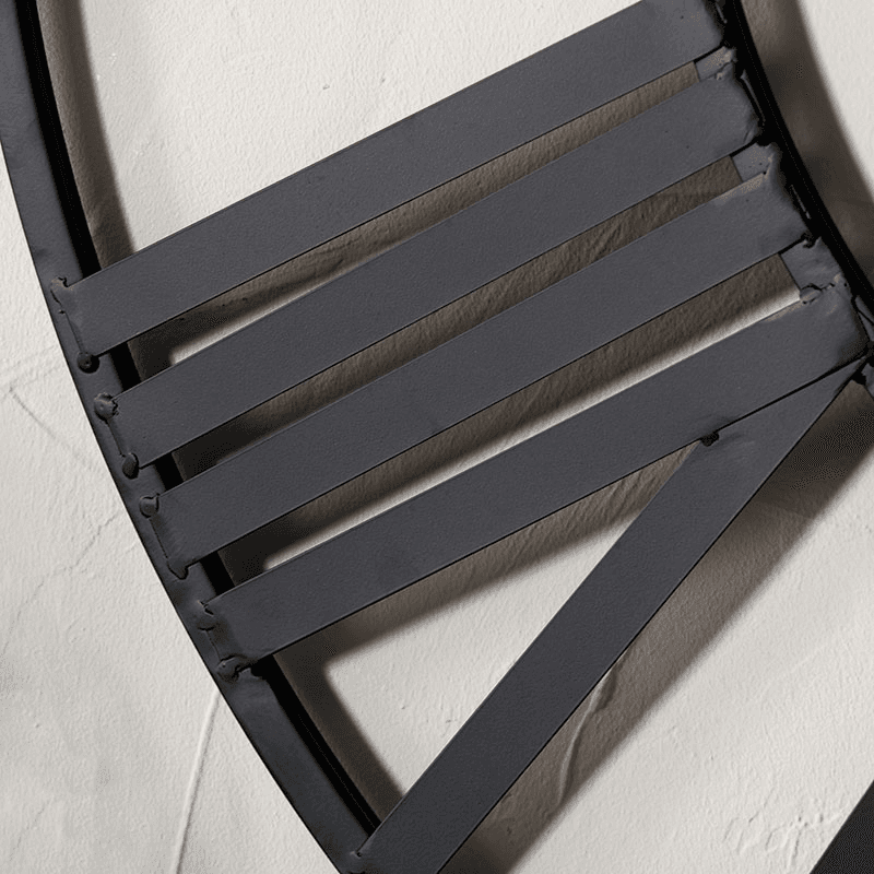 Metal Wall Clock, Black