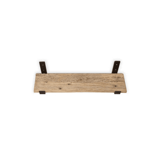 Image showing the Ibo Reclaimed Wood & Iron Shelf product.