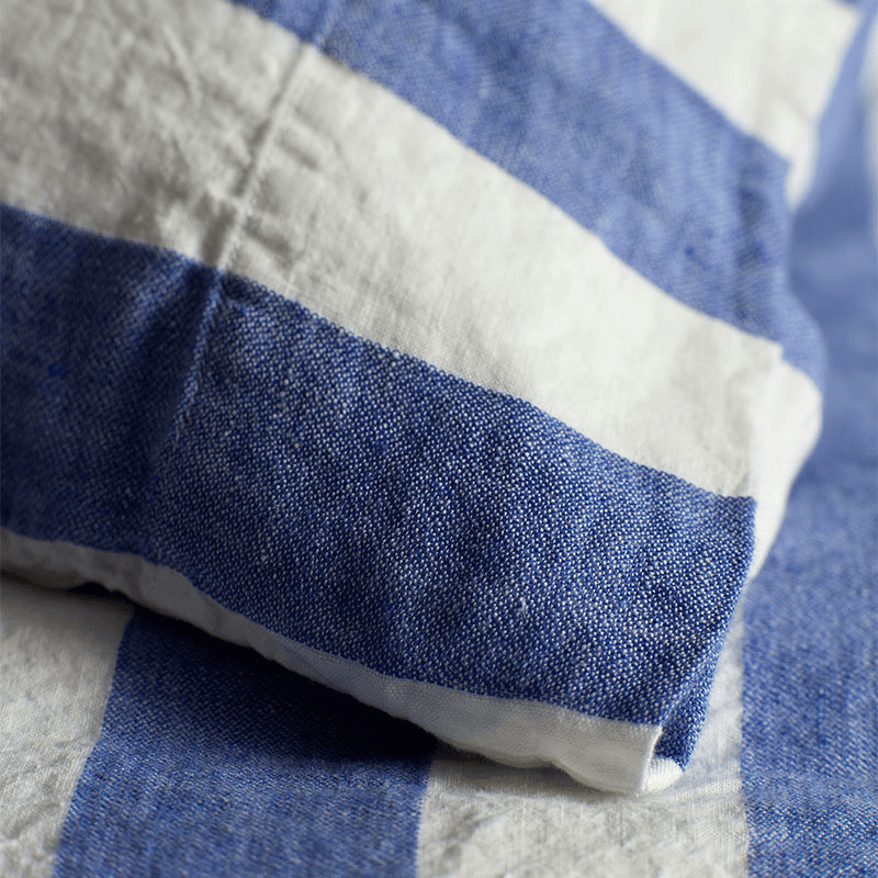 Cora Stripe Linen Duvet Cover
