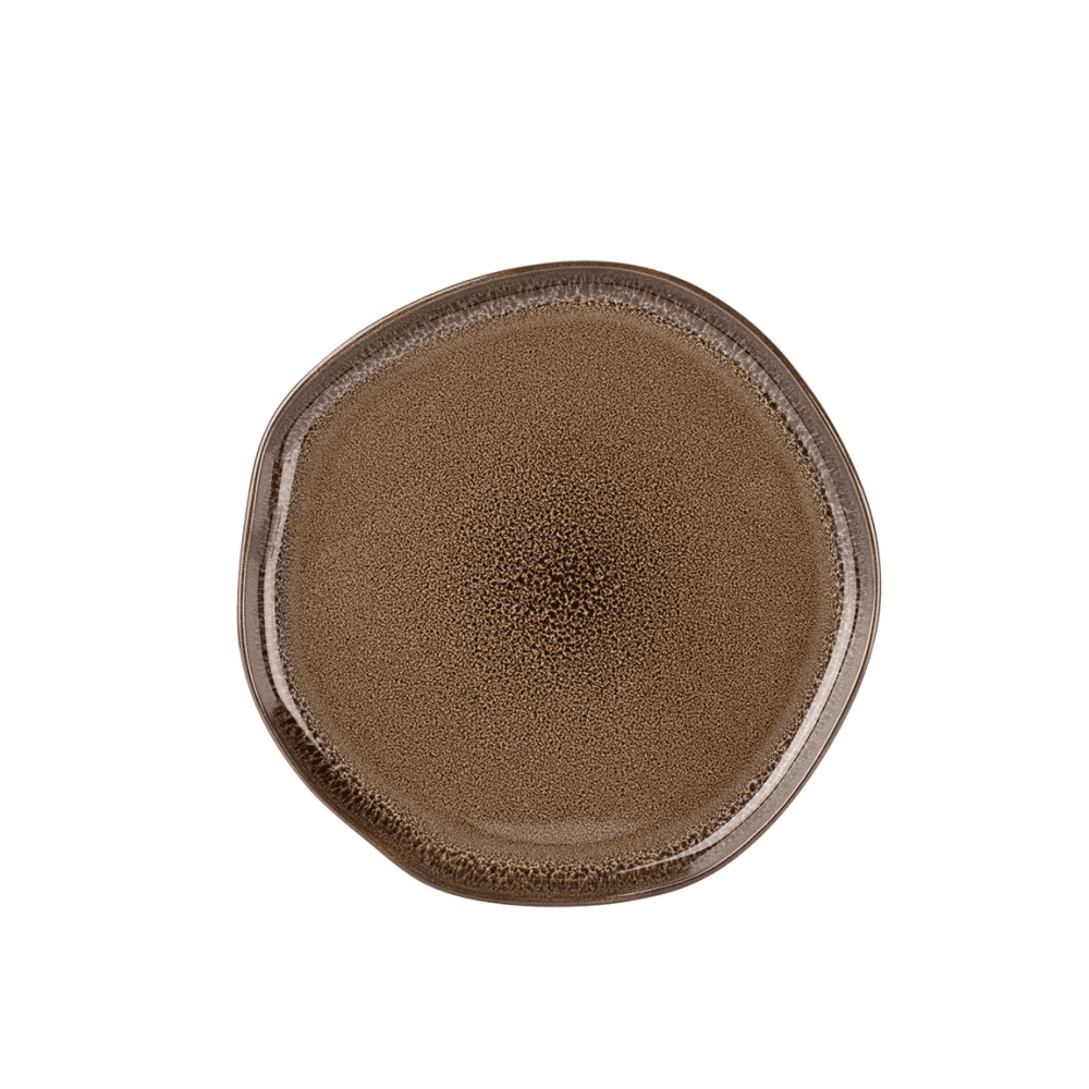 Travellers Rest Set of 4 Side Plates, Brown