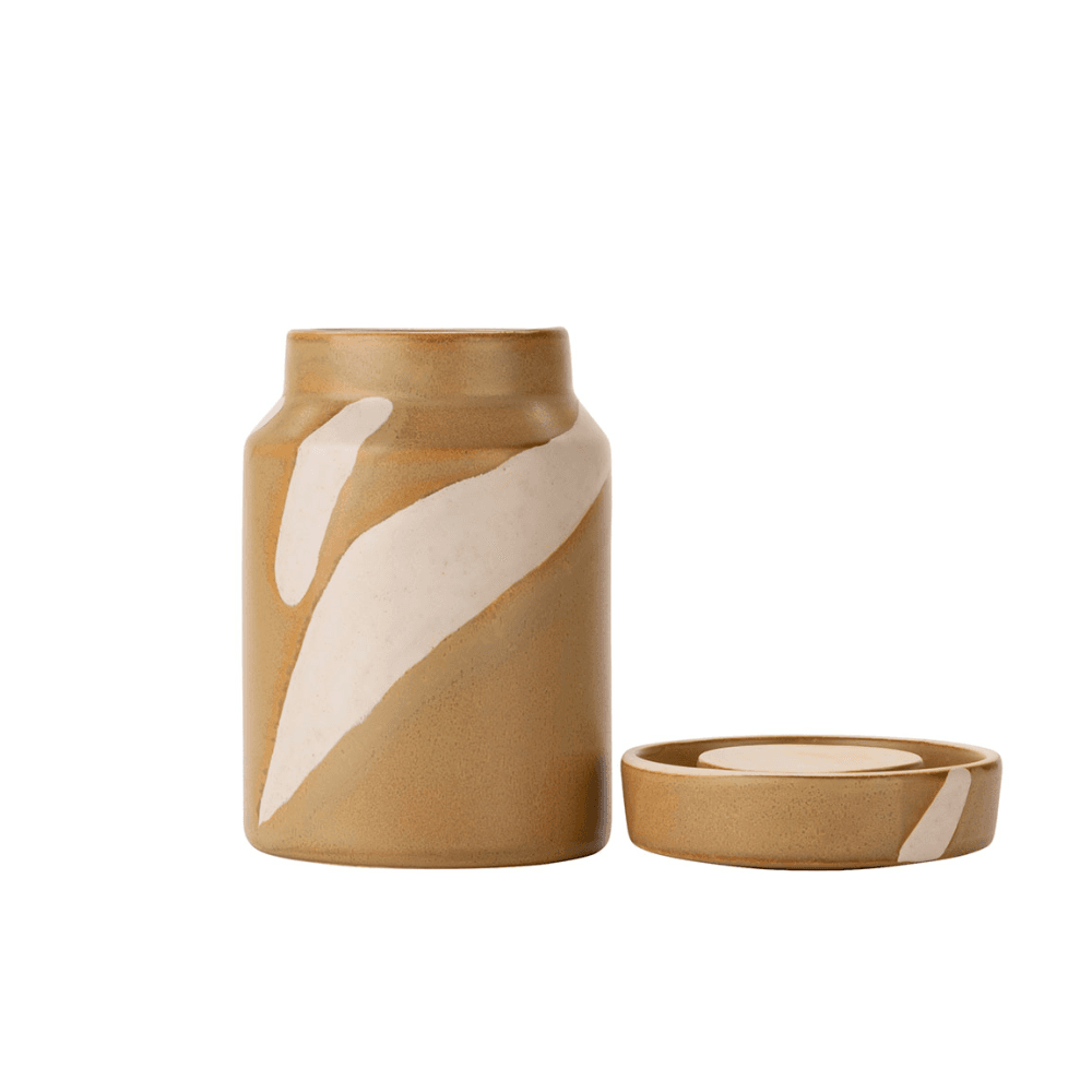 Travellers Rest Storage Jar, Mustard
