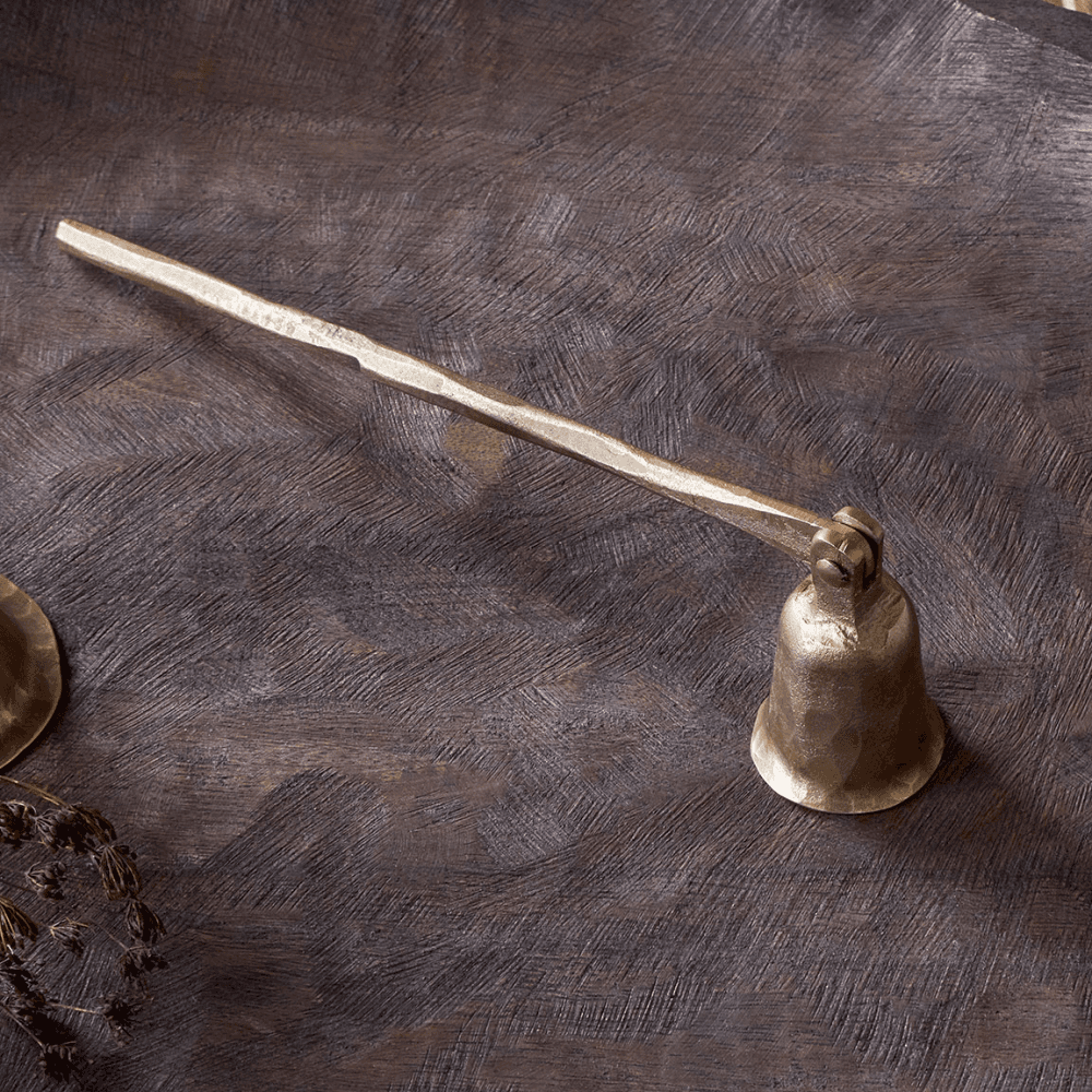Jyoti Candle Snuffer, Antique Brass