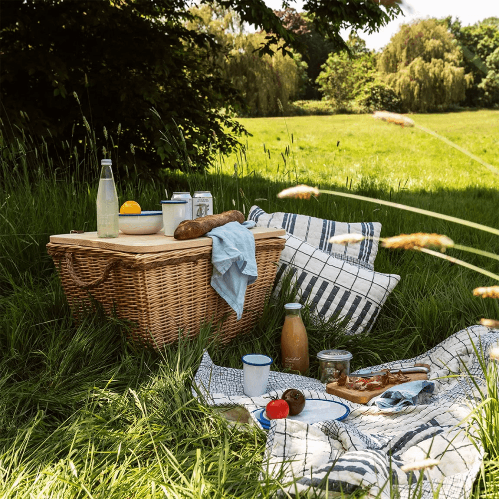 Lea Insulated Picnic Hamper, Natural