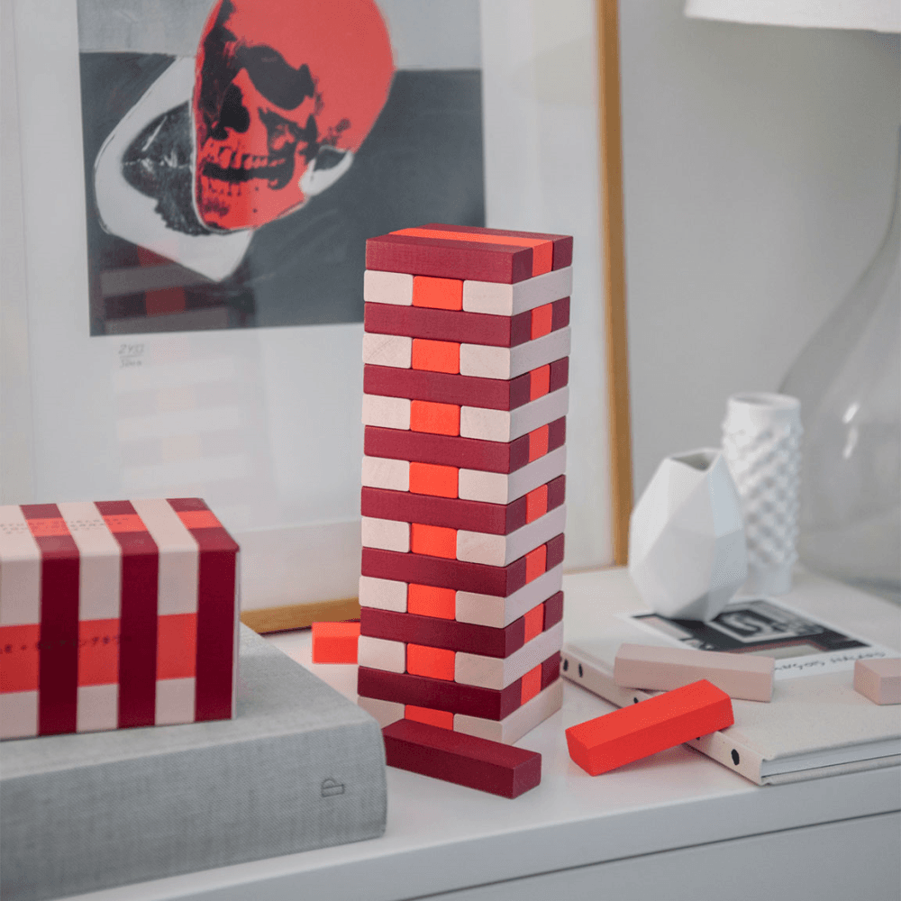Play Tumbling Towers, Red Multi
