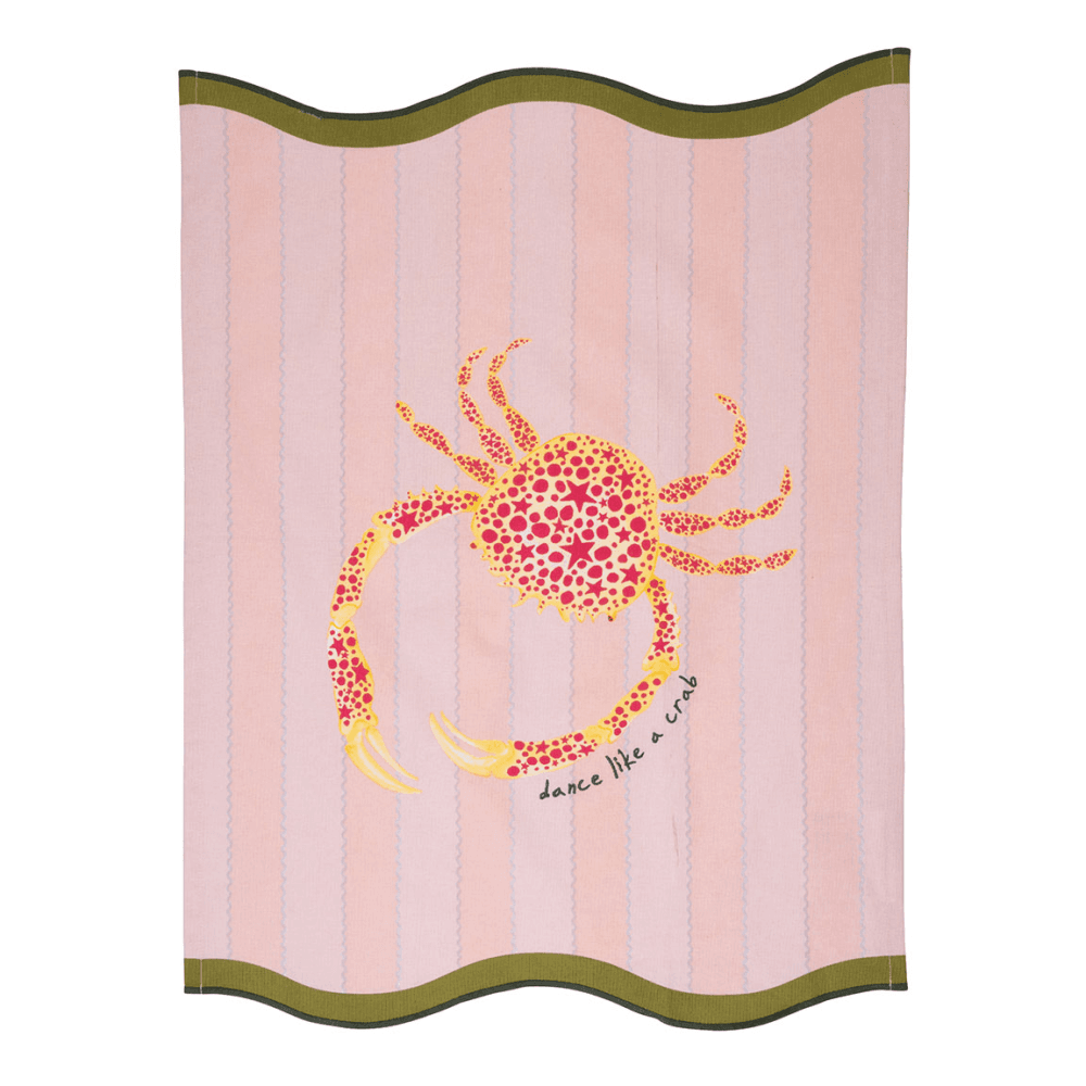 Scallop Set of 2 Tea Towels, Multi