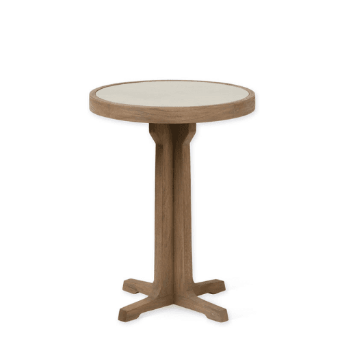 Image showing the Westbury Round Side Table, Natural product.
