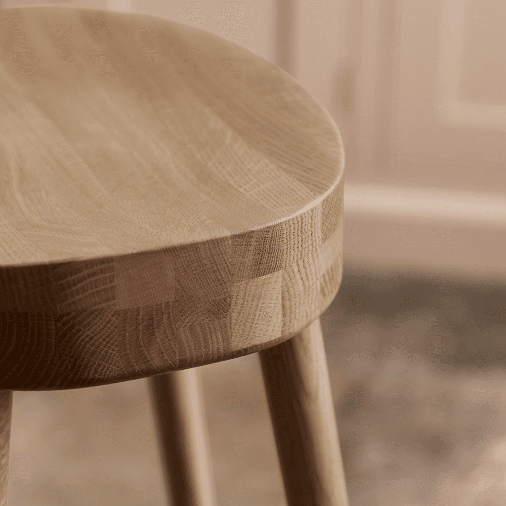 Weathered Oak Counter Stool