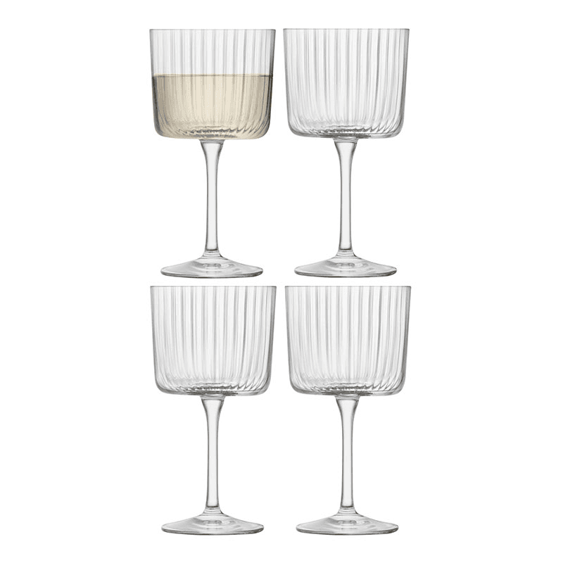 Gio Line Set of 4 Wine Glasses, Clear