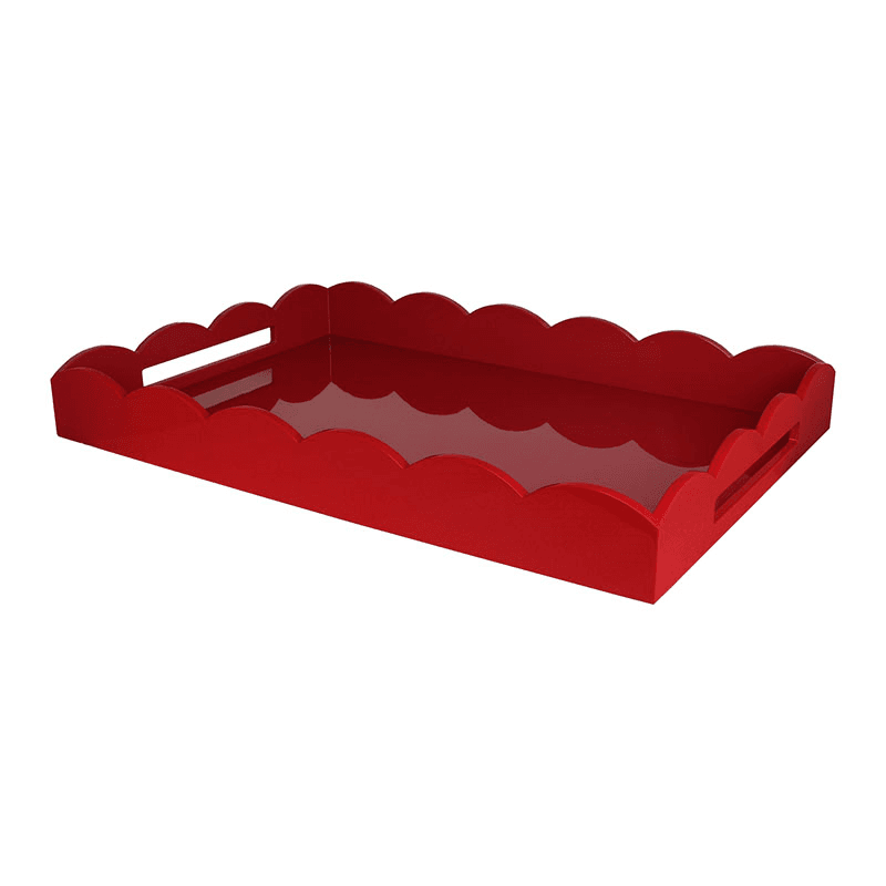 Lacquered Scallop Tray