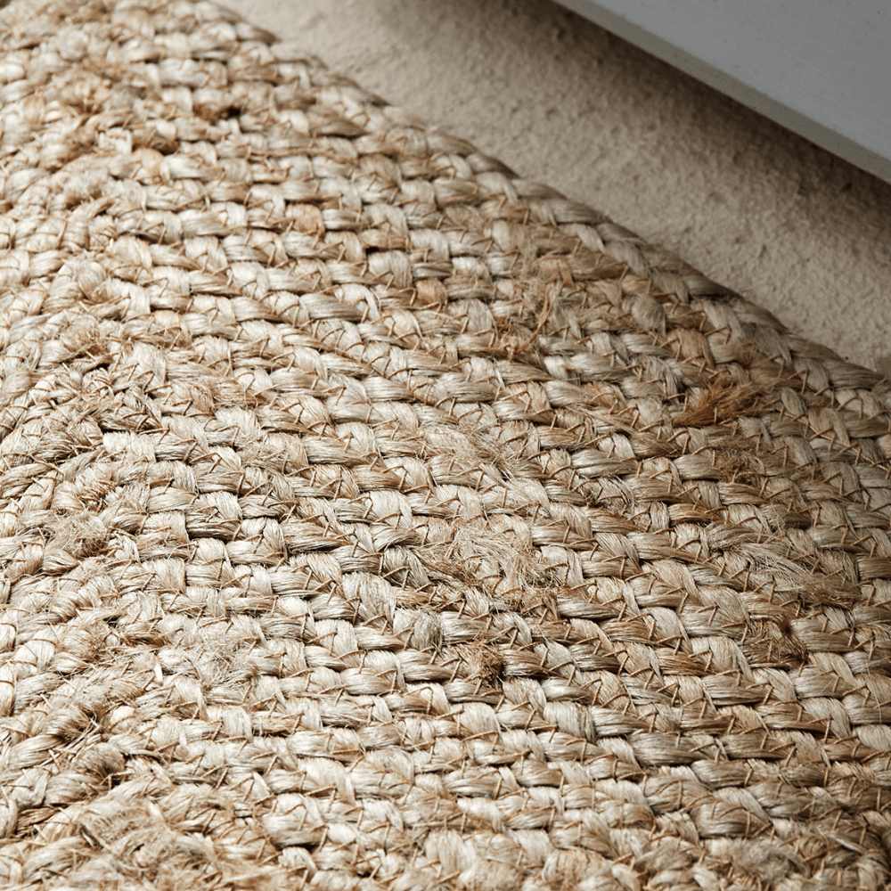 Braided Jute Doormat, Natural