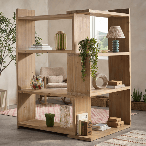 Image showing the Halds Adjustable Shelf Unit, Natural product.