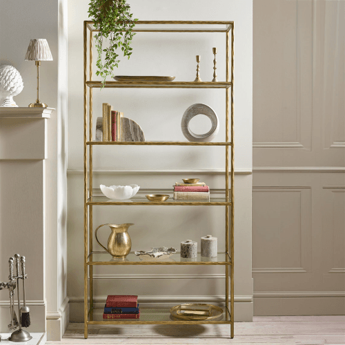Image showing the Textured Frame Display Unit, Gold product.