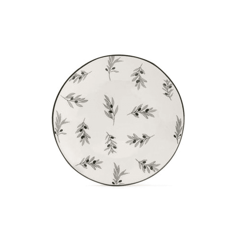 Olive Branch Side Plate, Neutral