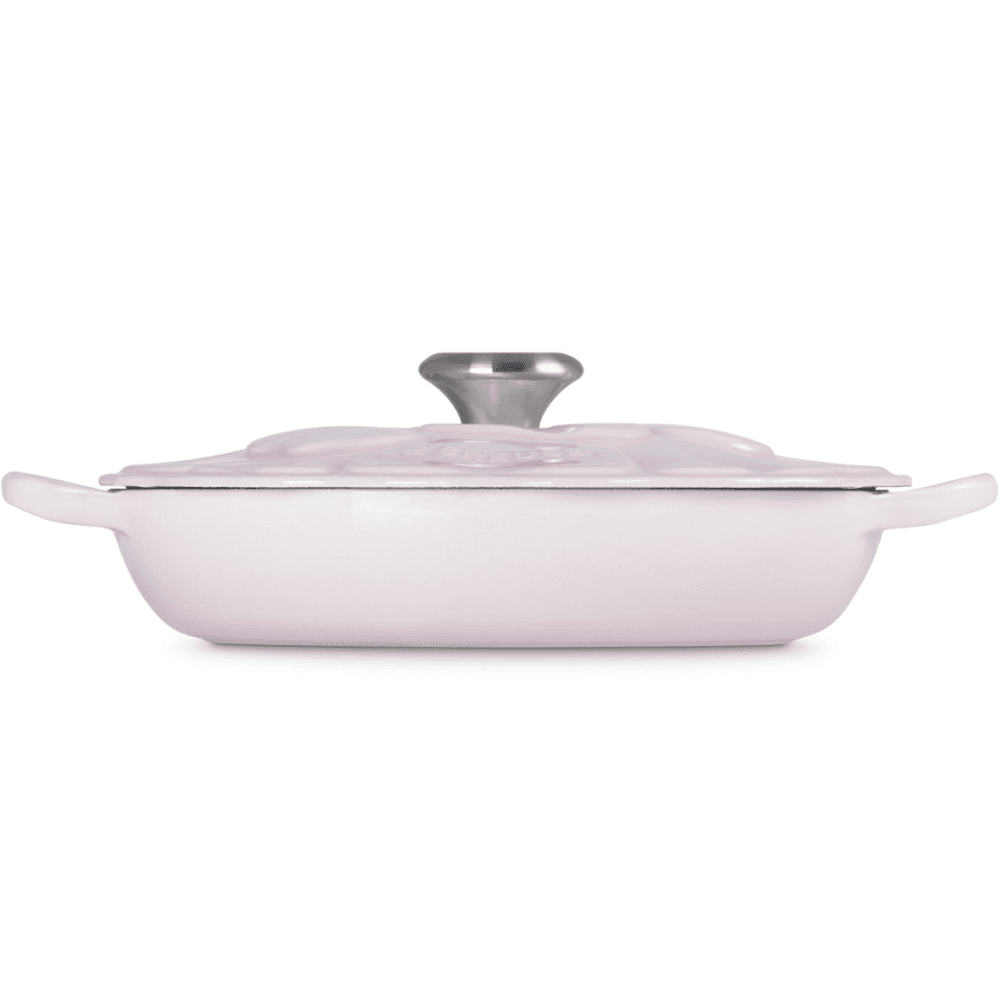 Cast Iron Petal Shallow Casserole