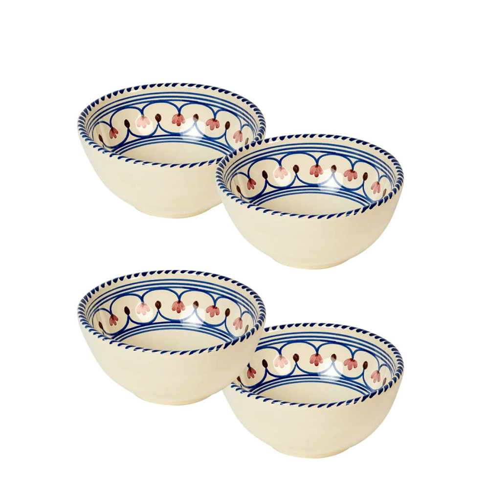 Honor Set of 4 Cereal Bowls, Blue